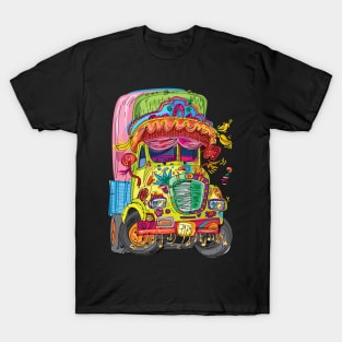 Retro Indian Desi Truck, Bollywood Tees, Desi Tees T-Shirt